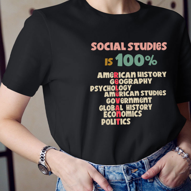 Social Studies Is Relevant Teacher T-Shirt