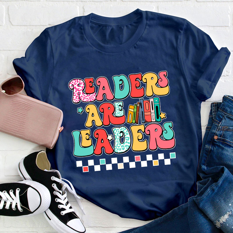 Groovy Readers Are Leaders Teacher T-Shirt