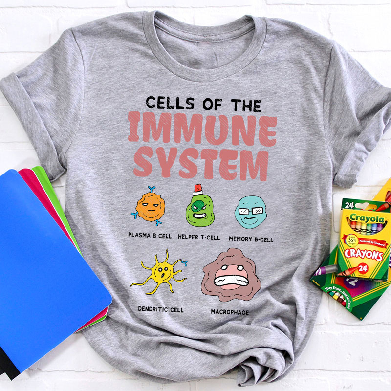 Cells Of The Immune System Teacher T-Shirt