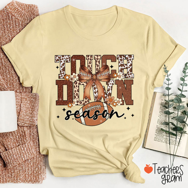 Touchdown Season Teacher T-Shirt
