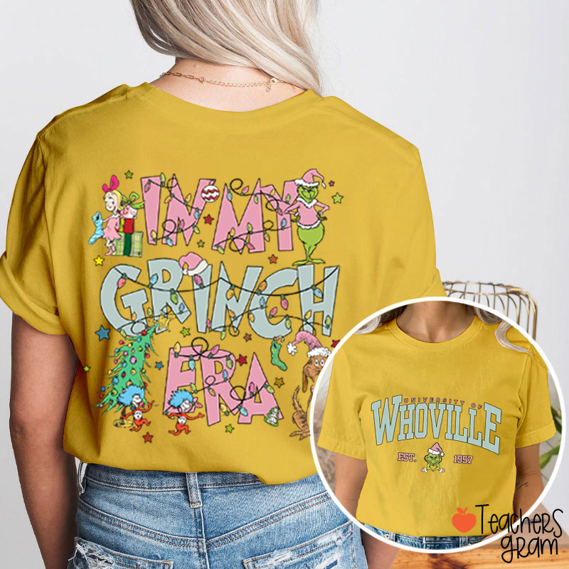 In My Mean Guy Era Teacher Two Sided T-Shirt