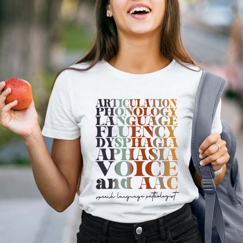 Speech Language Pathologist Teacher T-Shirt