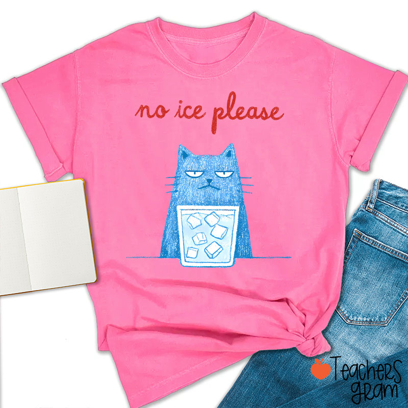 No Ice Please Teacher T-Shirt