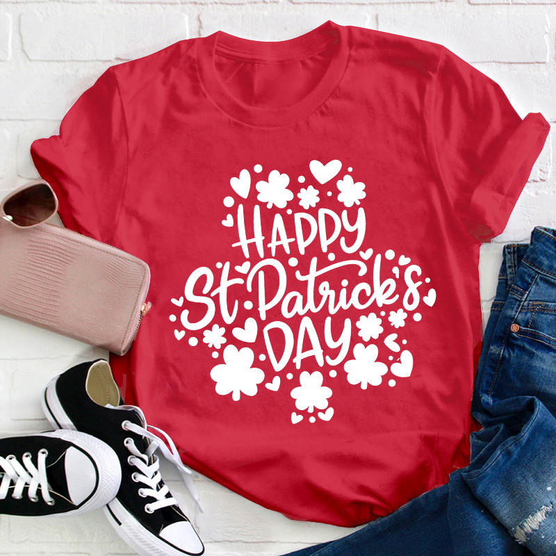 Happy St Patrick's Day Teacher T-Shirt