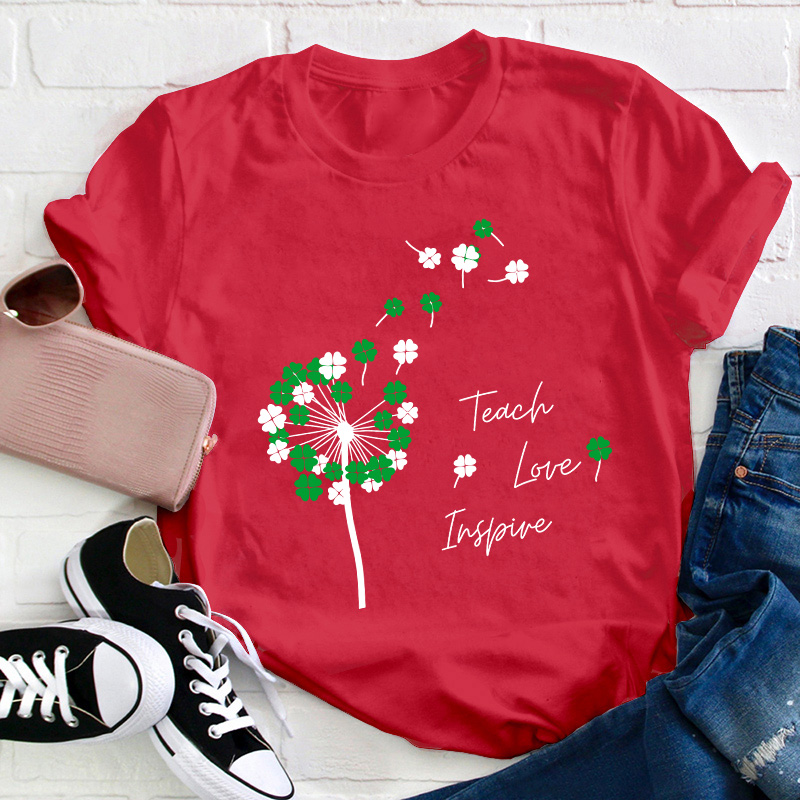 Teach Love Inspire Teacher T-Shirt