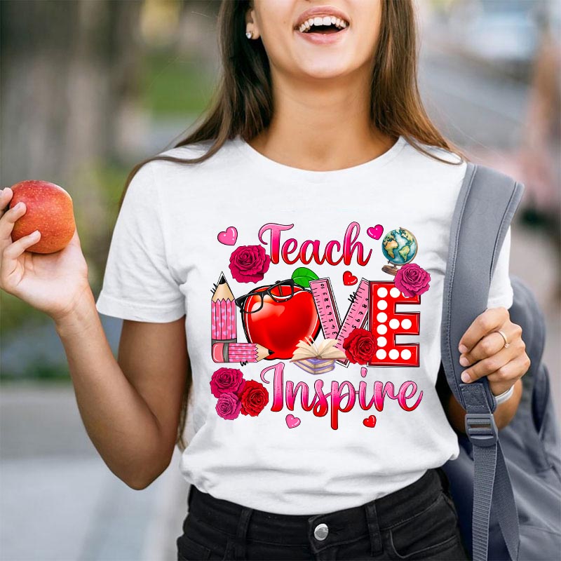 Teach Love Inspire Teacher T-Shirt