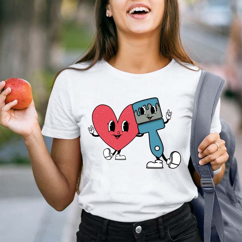 Love Art Teacher T-Shirt