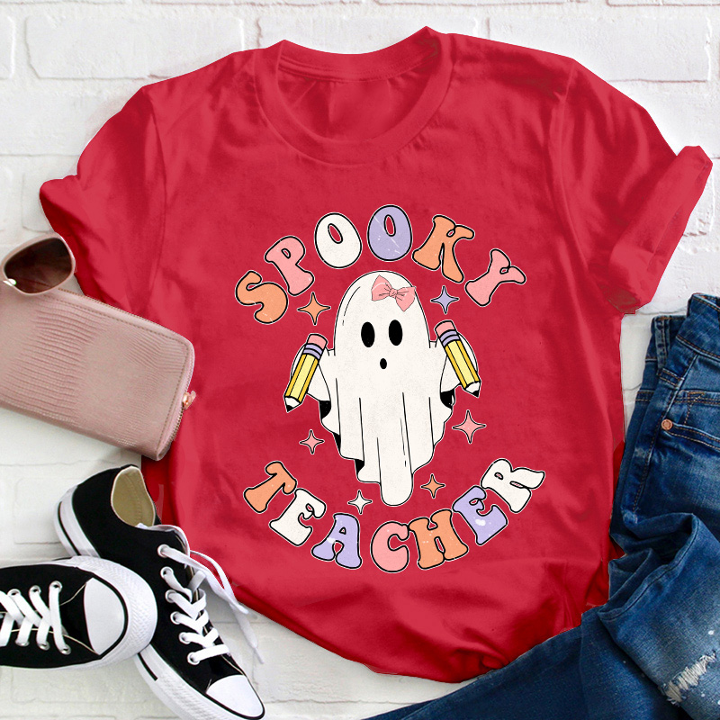Spooky Ghost Teacher T-Shirt