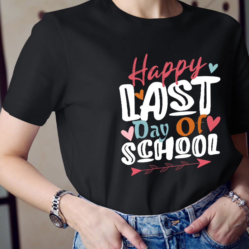 Happy Last Day of School Heart T-Shirt