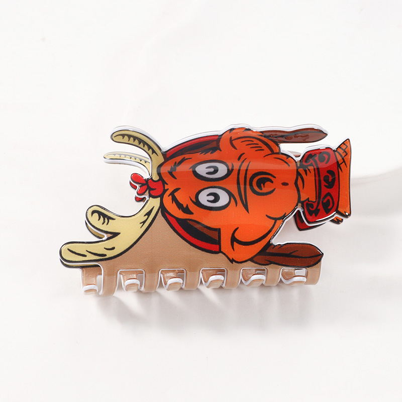 Green Guy Christmas Teacher Hair Clips