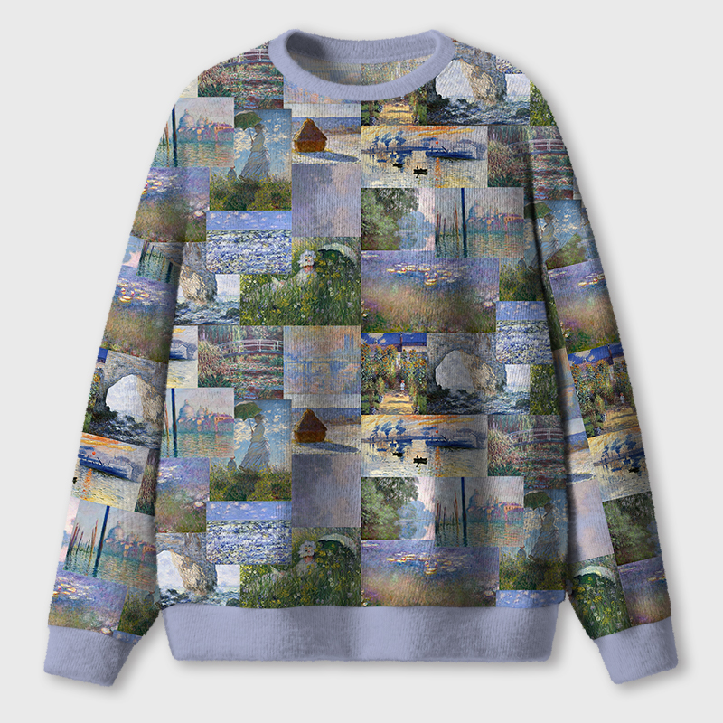 Artistic Creation Art Teacher Ugly Fluffy Christmas Sweater