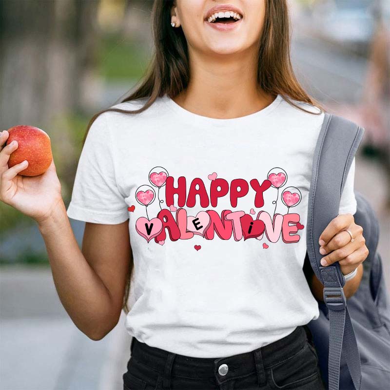 Happy Valentine Teacher T-Shirt