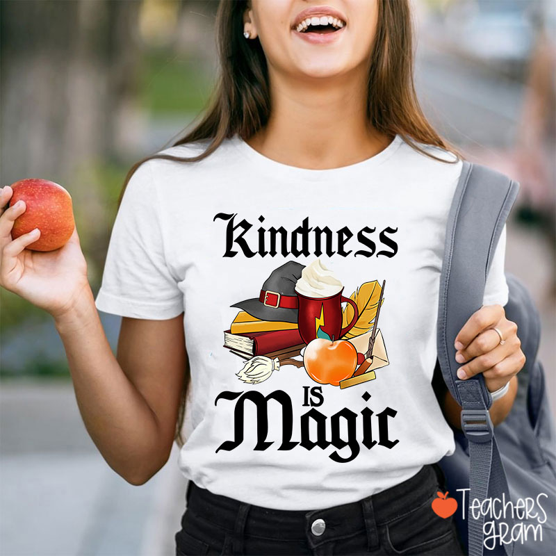 Kindness Is Magic Peach T-Shirt