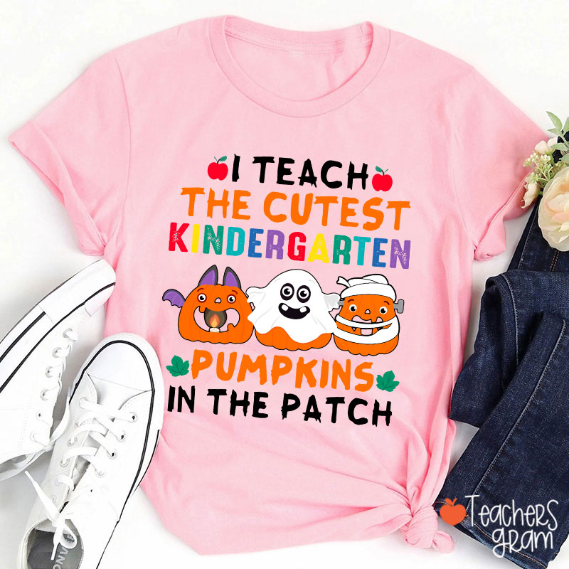 Personalized I Teach The Cutest First Grade Pumpkins In The Patch T-Shirt