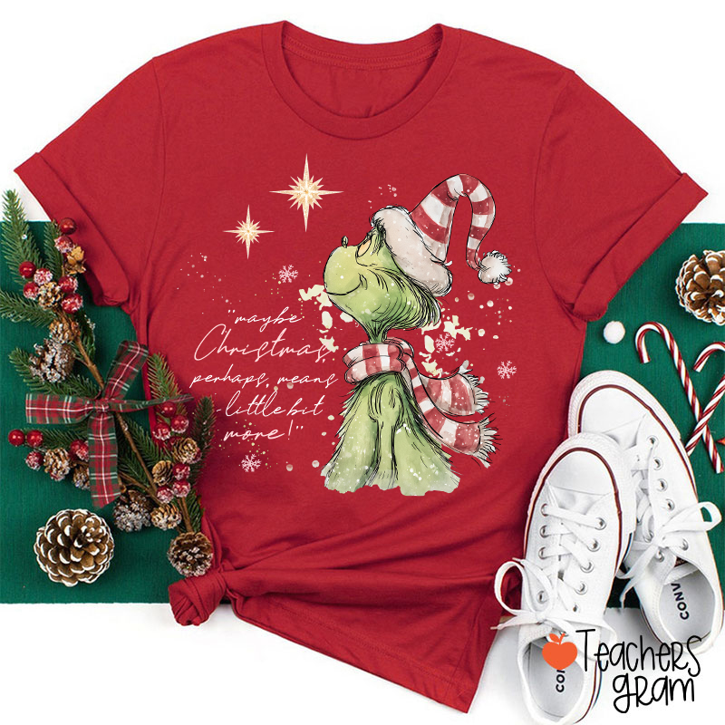 Vintage Mean Guy Character Teacher T-Shirt