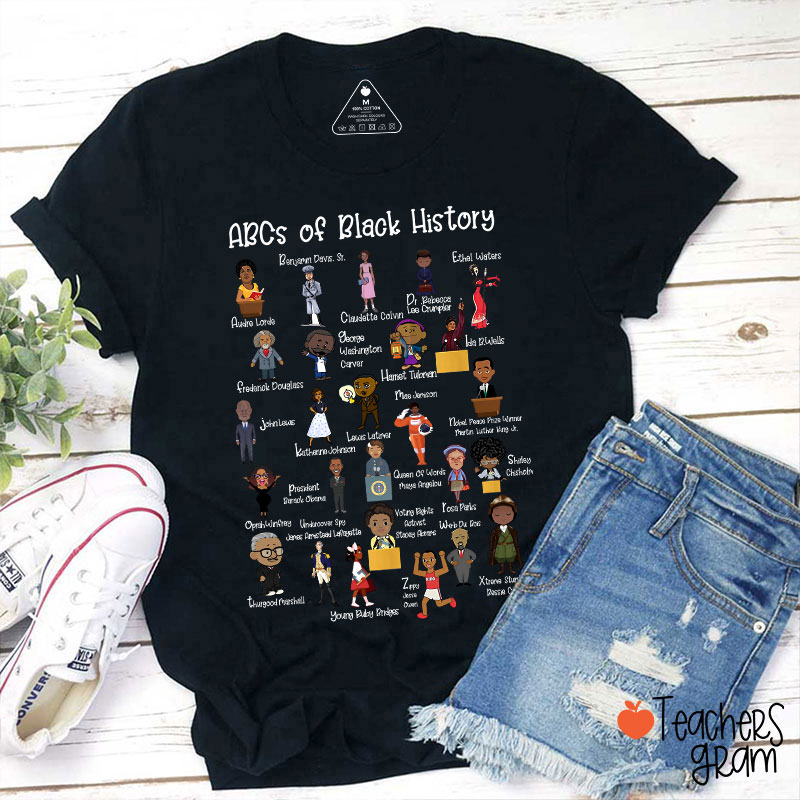 ABCs Of Black History Teacher T-Shirt
