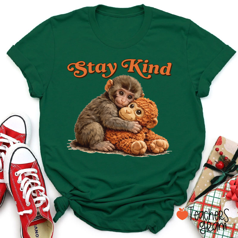 Stay Kind Punch Teacher T-Shirt