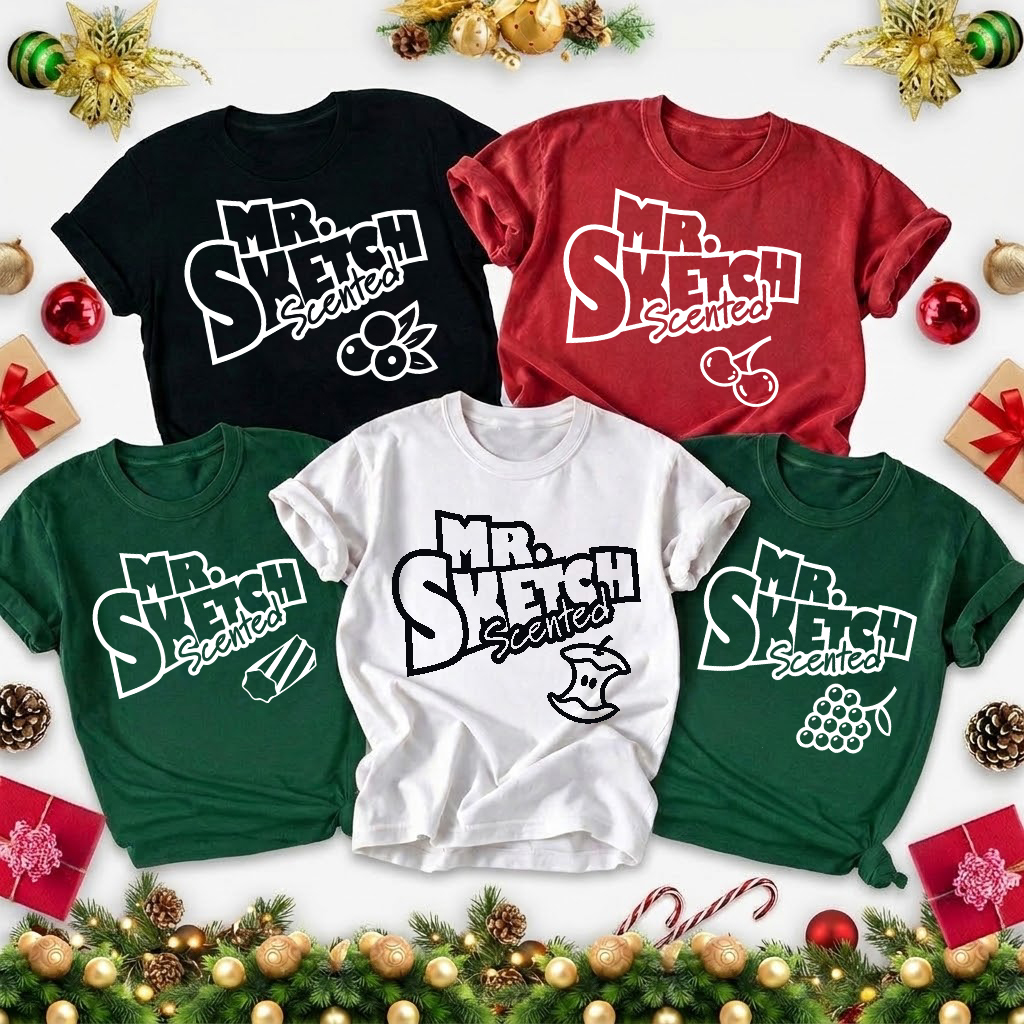 Personalized Scented Marker Matching Teacher T-Shirt