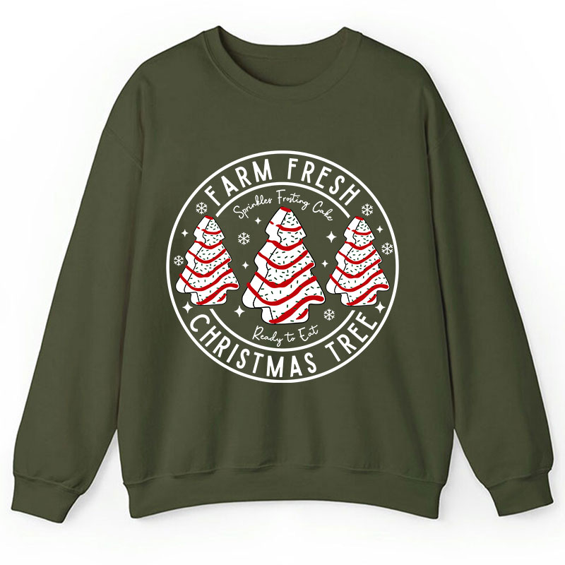 Farm Fresh Christmas Tree Teacher Sweatshirt
