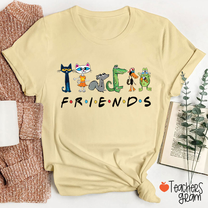 Friends Of The Cat Teacher T-Shirt