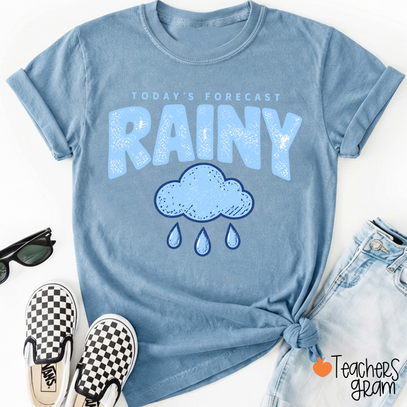 Personalized Fun Weather Report Crew Teacher T-Shirt