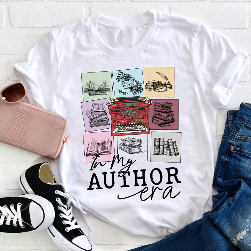 In My Author Era Teacher T-Shirt