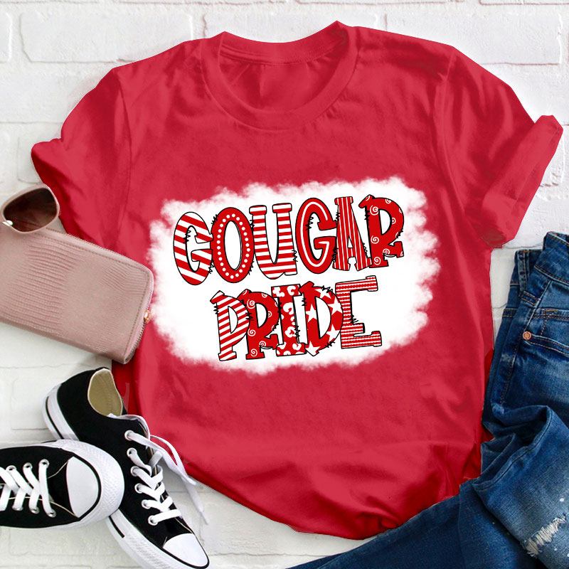 Personalized Colorful Leopard Team Teacher T-Shirt