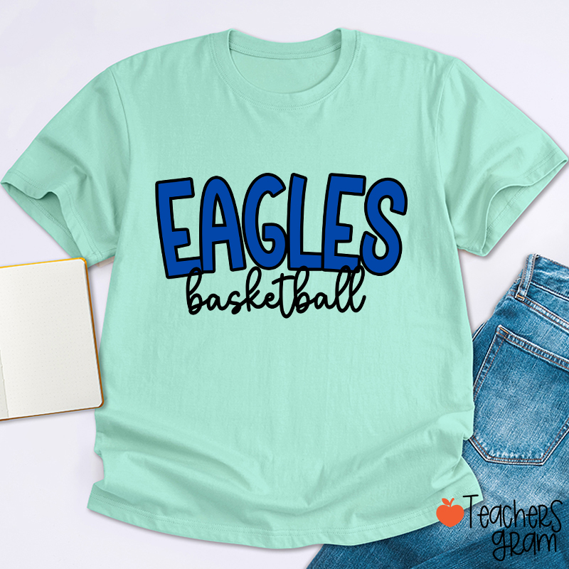 Personalized Mascot And Sport School Spirit Teacher T-Shirt