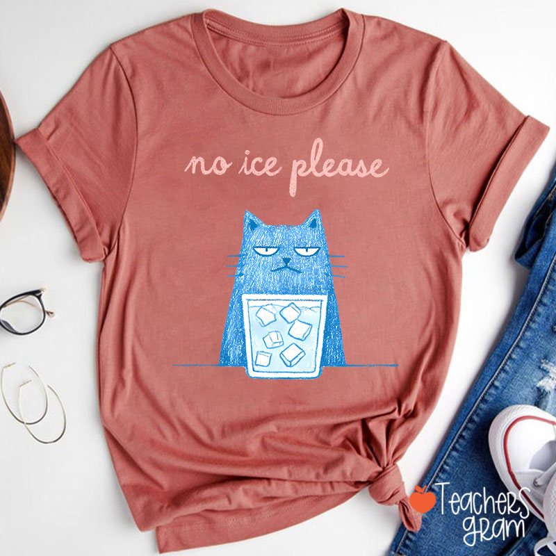 No Ice Please Teacher T-Shirt