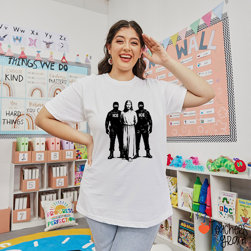 Abolish Ice Teacher T-Shirt