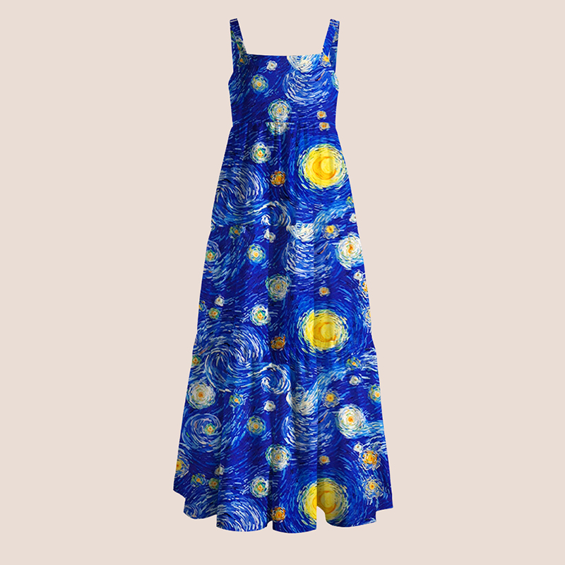 Night Of Stars And Moon Teacher Slip Dress