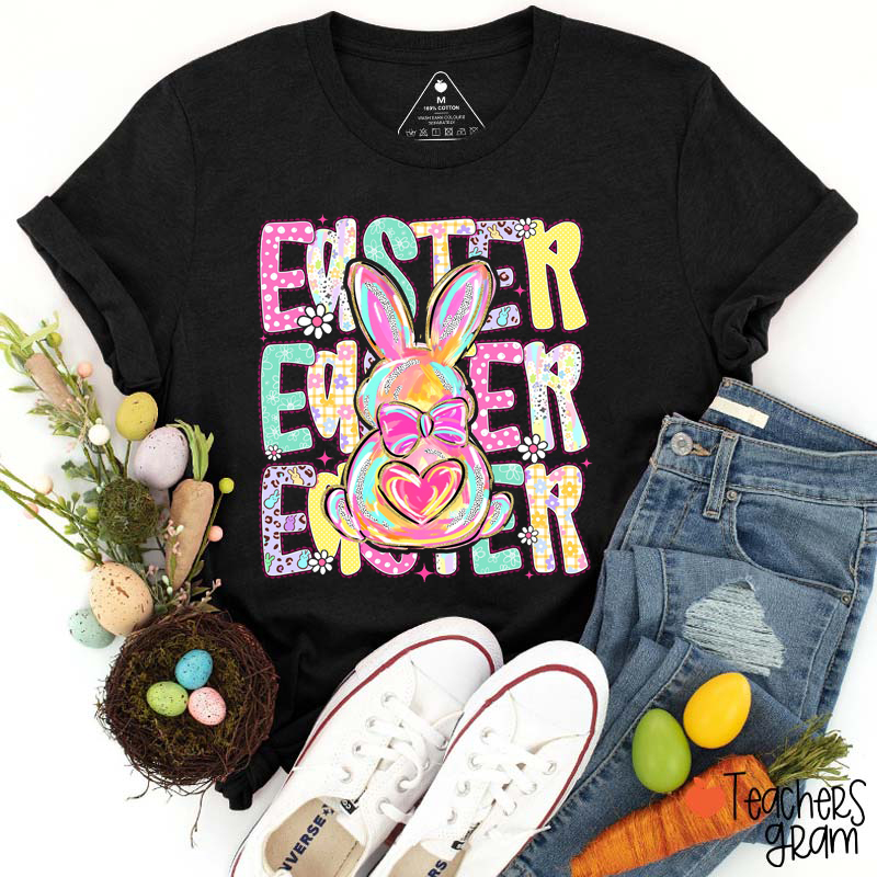 Happy Easter Easter Bunny Teacher T-Shirt