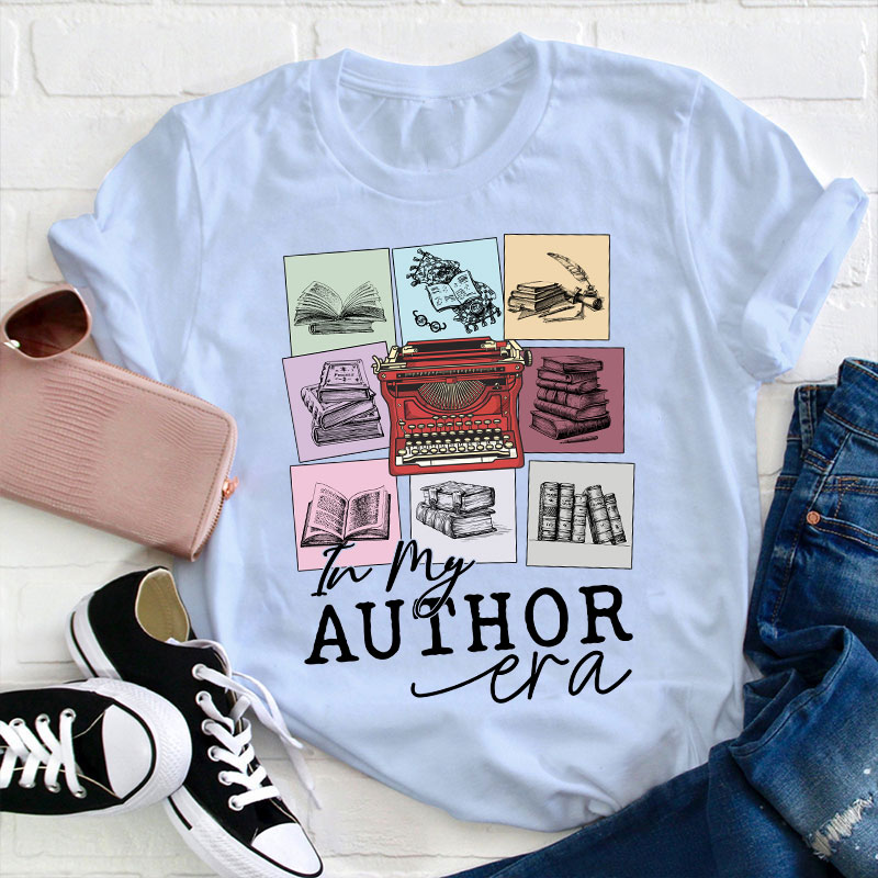In My Author Era Teacher T-Shirt