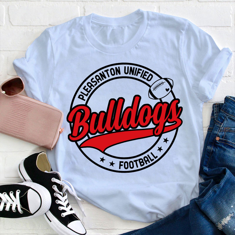 Personalized Ball Icon And Mascot Teacher T-Shirt