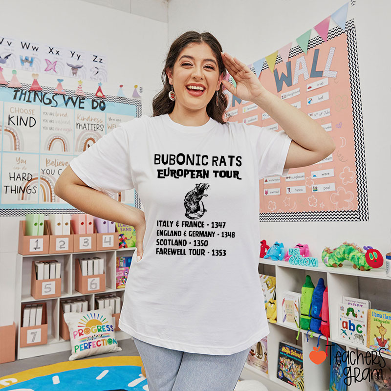 Bubonic Rats History Teacher T-Shirt