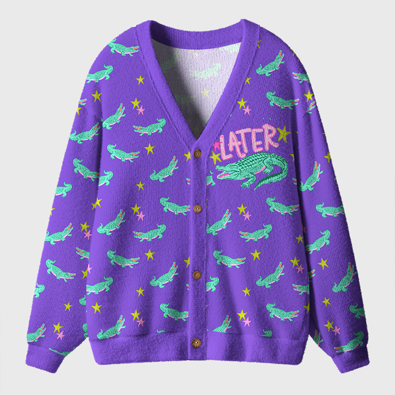 Later After While Teacher Ugly Cardigan Sweaters