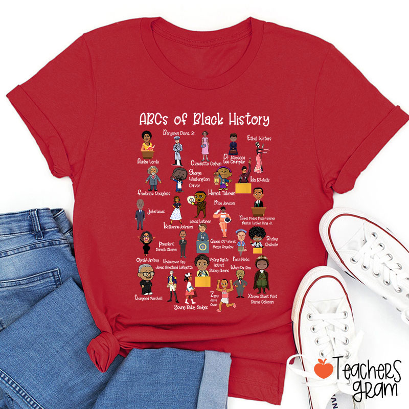 ABCs Of Black History Teacher T-Shirt