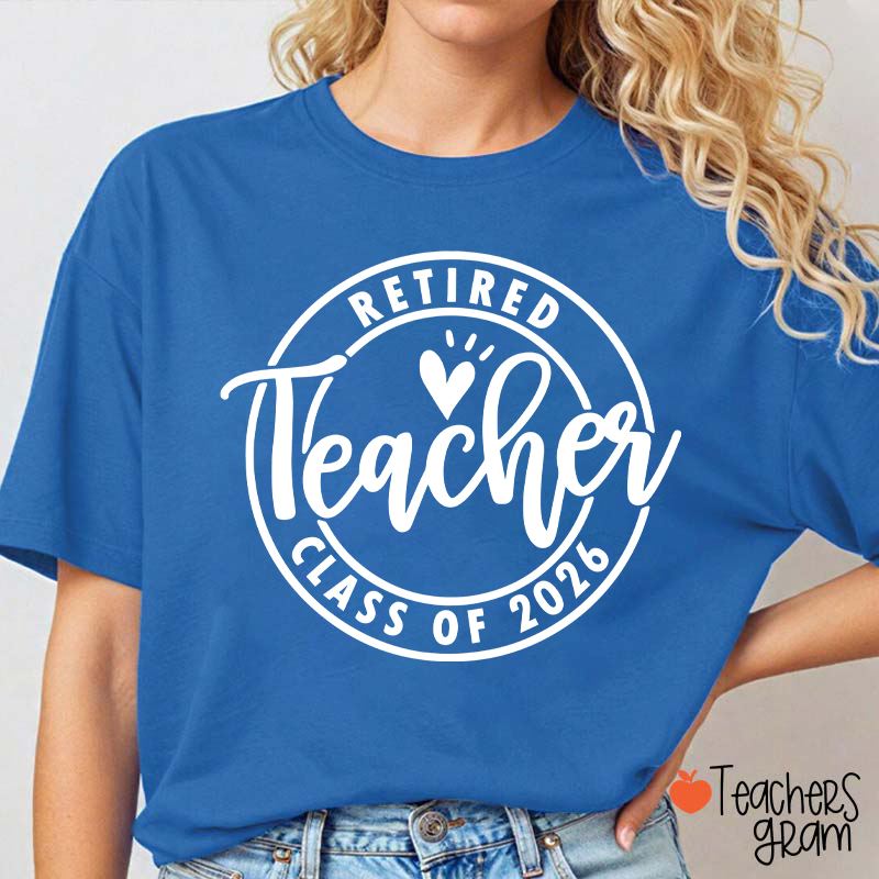 Personalized Looking Forward To Retirement Teacher T-Shirt