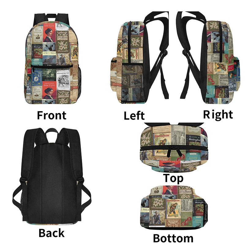 Masterpiece Literature Teacher Printed Backpack