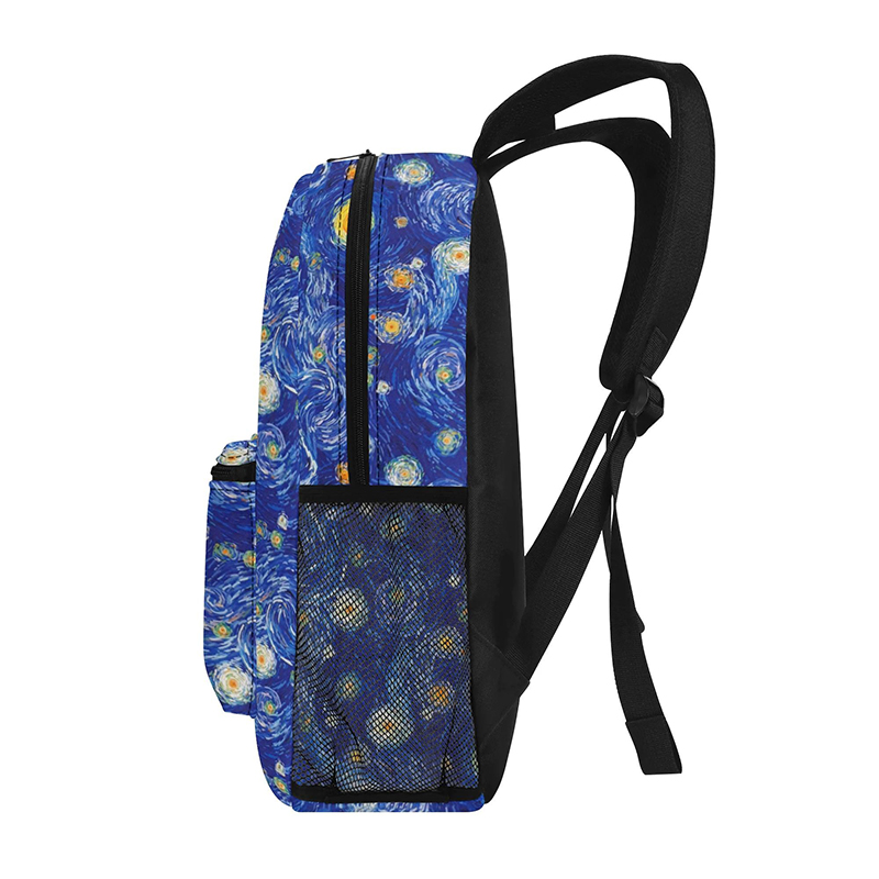 Night Of Stars And Moon Teacher Printed Backpack