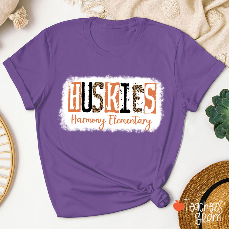 Personalized Mascot Inkjet Word Art Teacher T-Shirt