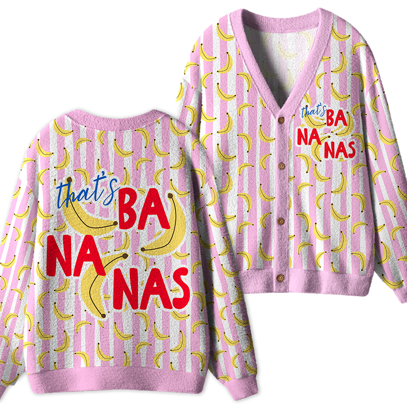 That's Bananas Teacher Ugly Cardigan Sweaters