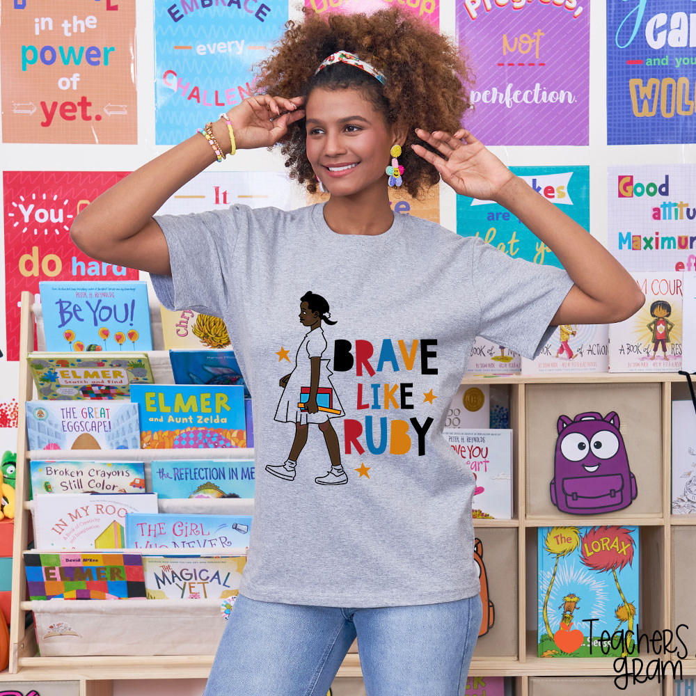 Brave Like Ruby Teacher T-Shirt