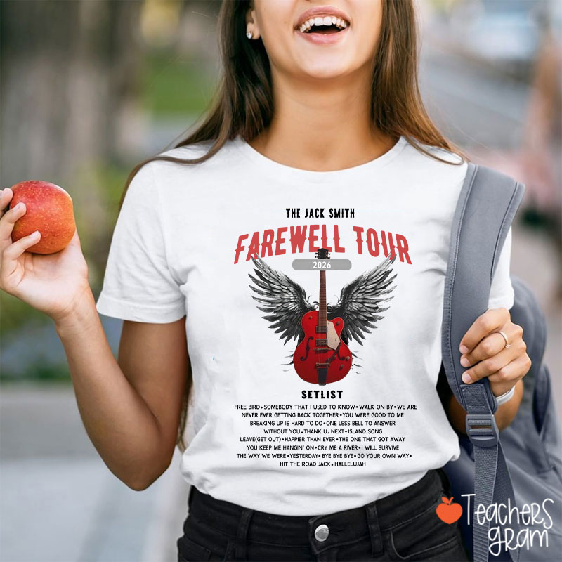 Personalized Retirement Funny Music-themed Teacher T-Shirt