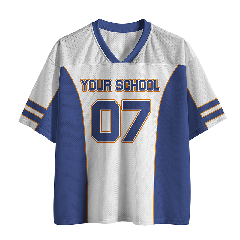 Personalized School Name And Number Teacher Mesh Jersey