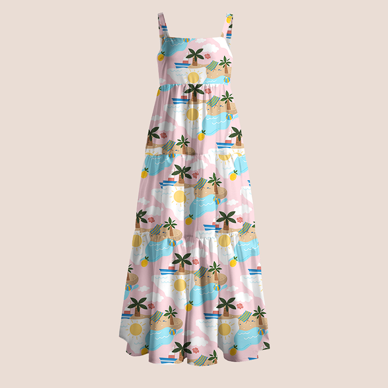 Sunshine Beach Summer Teacher Slip Dress