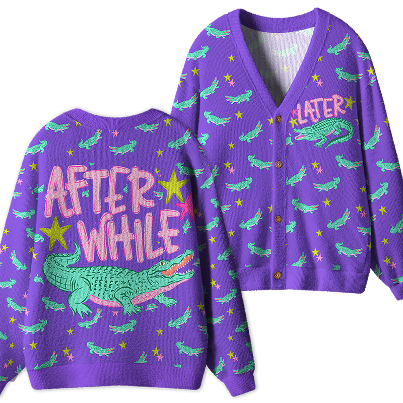 Later After While Teacher Ugly Cardigan Sweaters