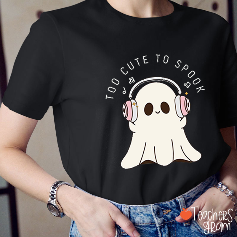 Too Cute To Spook Music Teacher T-Shirt