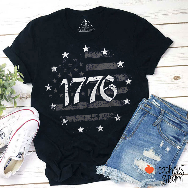 Men's Patriotic 1776 Teacher T-Shirt
