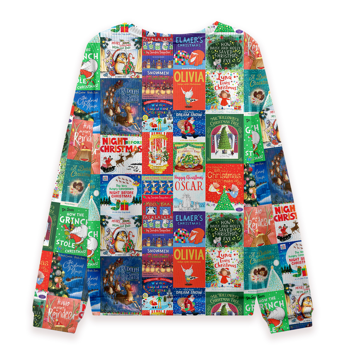 Read Christmas Children's Books With Me Teacher Ungly Knit Sweatshirt